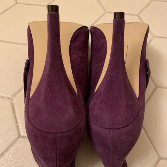 Steven By Steve Madden Purple Suede Booties - Picture 6 of 8